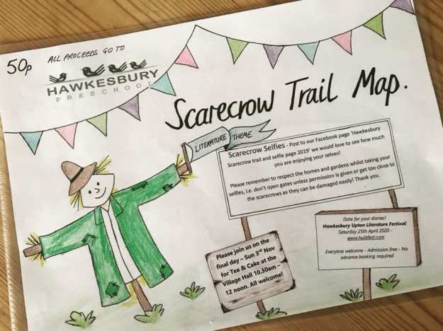 picture of scarecrow trail flyer - front side